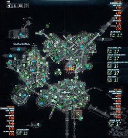 MAPA DE EXTRAS BATMAN ARKHAM KNIGHT