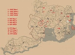UBICACION LINGOTES DE ORO RDR2